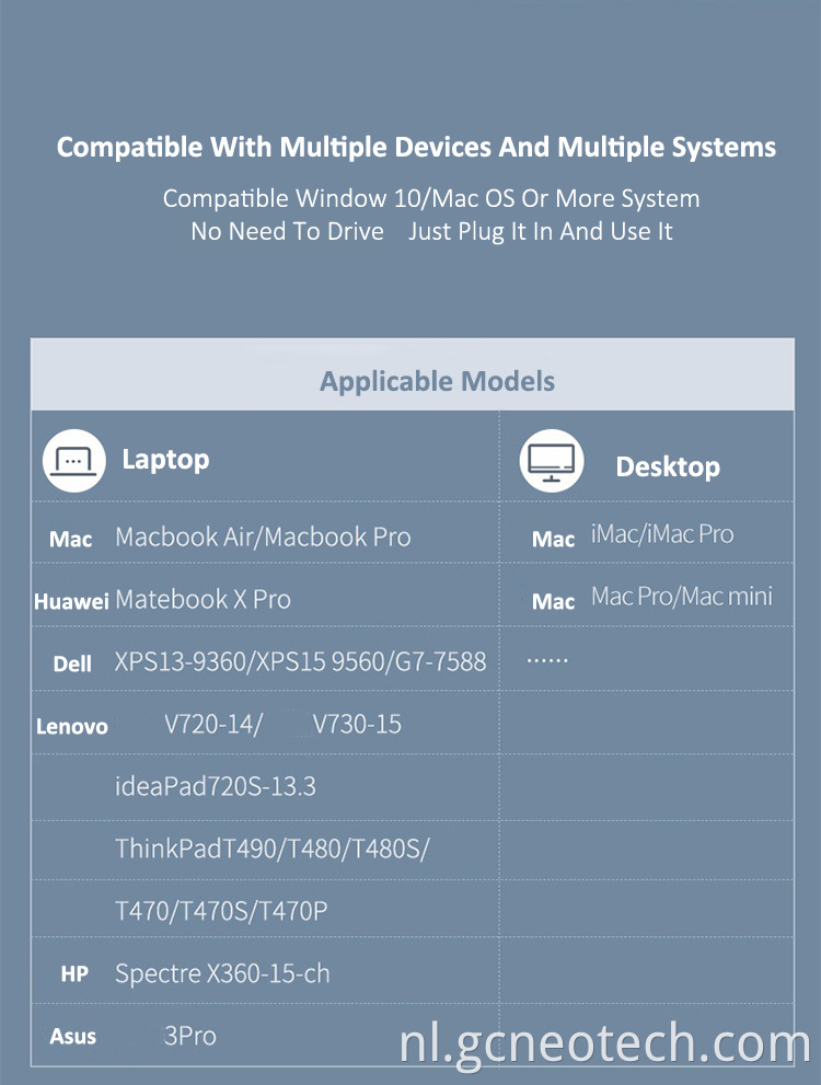 Legering Thunderbolt 3 Docking Station Alloy Thunderbolt 3 Docking Station